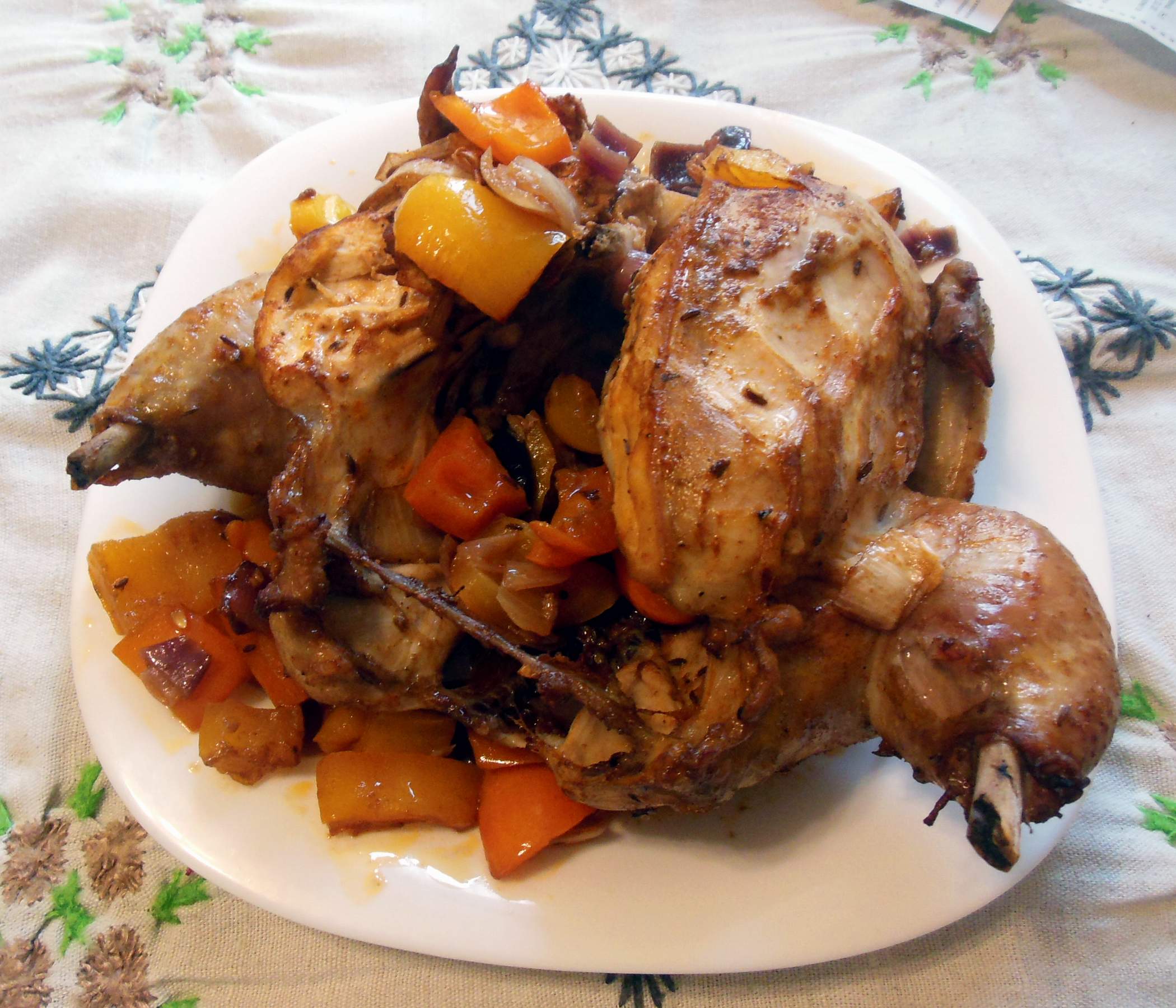 Рецепт цыплёнка под жгучим соусом, не требующий предварительного маринования
